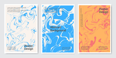 blue and orange wave background vector. Creative illustration for poster, web, landing, page, cover, ad, greeting, card, promotion.