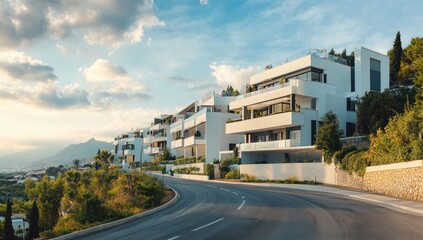 Obraz premium Luxury Apartments with Mountain Views