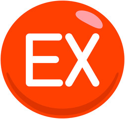 Obraz premium EX upgrade Element icon