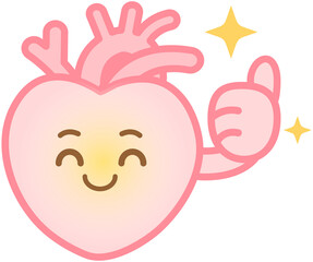 Heart emoticon icon, happy