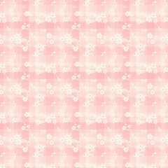 Pink floral background and pattern