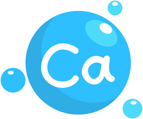 Calcium element diagram Ca