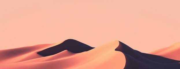 Simple background desert dunes sand.