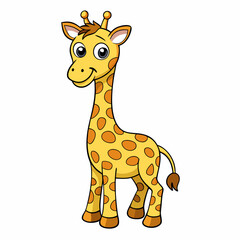 Fototapeta premium giraffe vector illustration