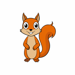 squirrel  cartoon vector