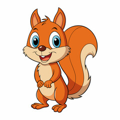 squirrel  cartoon vector