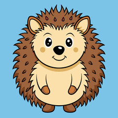 hedgehog vector art