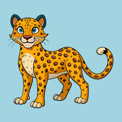 jaguar  cartoon vector