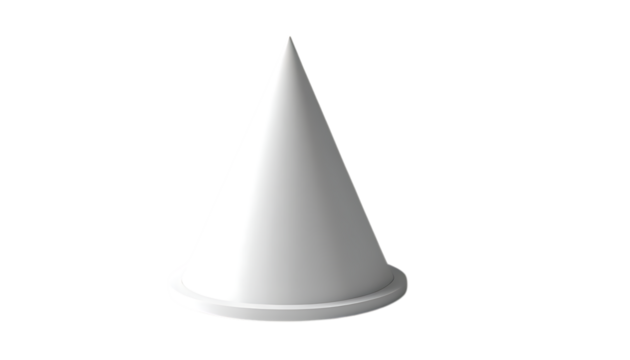3d Line Triangle Cone Shape Design