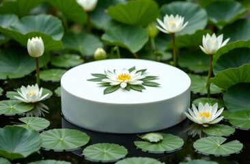 Serene Memorial in a Sun-Drenched Garden