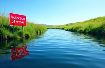 Tranquil California Reservoir Landscape