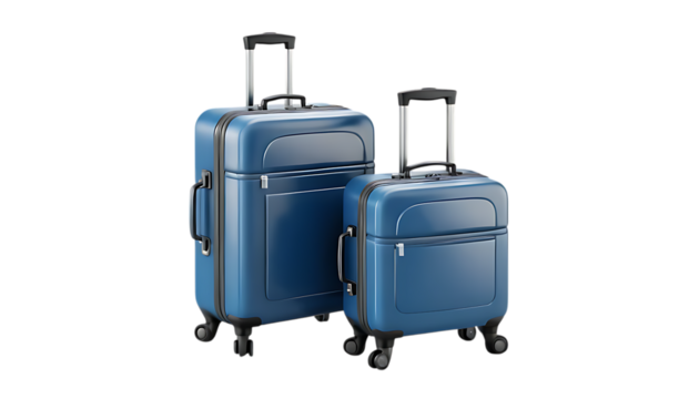 3D luggage icon design for travel