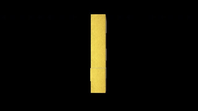 CFP franc currency symbol, golden money sign. Presentations on Business, Financial, and Marketing Concepts. 3D rendering.