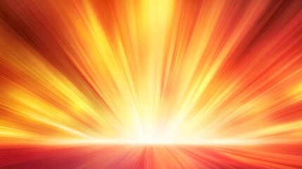 Obraz premium Abstract light streaks radiate from center point in orange hues