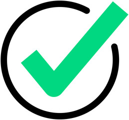Tick icon