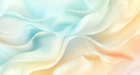 Obraz premium Abstract pastel flowing fabric.
