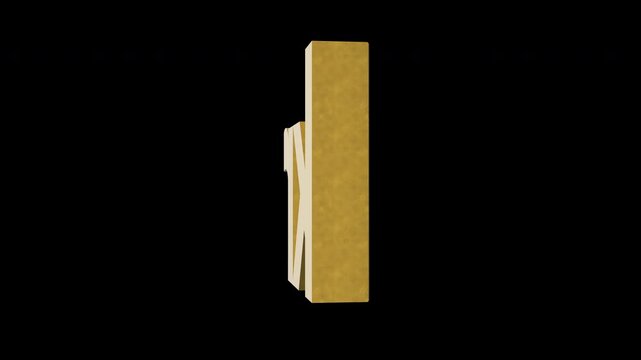 Danish krone currency symbol, golden money sign. Presentations on Business, Financial, and Marketing Concepts. 3D rendering.