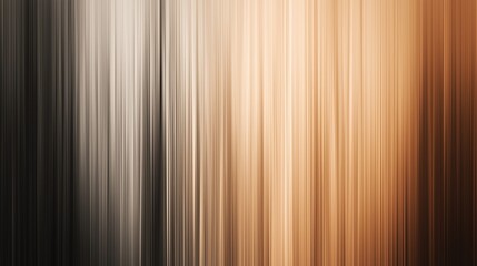 Obraz premium Warm and cool colors blend in a vertical abstract display featuring smooth gradient lines, Mocha Mousse trend color