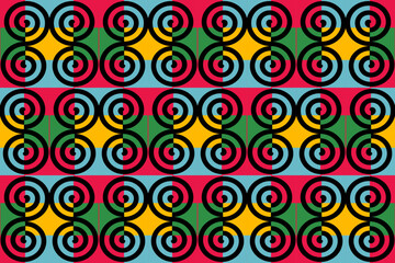 Fototapeta premium Geometric, seamless,pixel traditional ethnic, thai pattern, fabric pattern for textiles, rugs, wallpaper, clothing, sarong, batik, wrapping, embroidery, print, background, cover, illustration, vector.