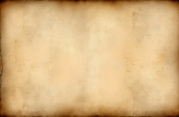 Obraz premium Old brown parchment paper with a distressed, vintage texture, creating an aged and weathered effect