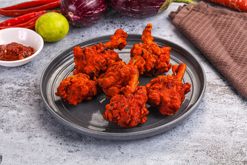 Indian cuisine - spicy Chicken lollipop