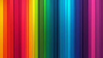 Colorful vertical stripes.