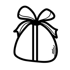 Gift Box Outline