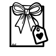 Gift Box Outline