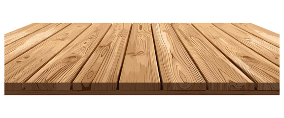 Pine wood table top empty clear surface, transparent cut-out png, rustic wood texture, wooden table background, pine texture, clean nature wood background © aura studio