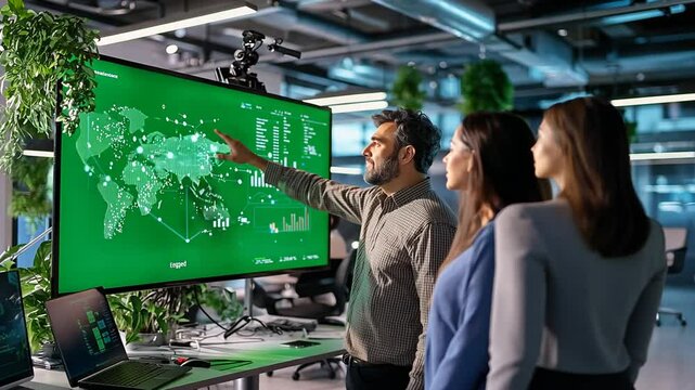 Transforming Data into Strategies for Growth with Green Screen Display