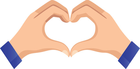 Fototapeta premium I love you heart sign. Valentine day vector. Vector illustration.