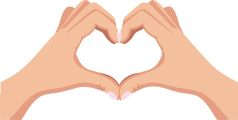 Fototapeta premium I love you heart sign. Valentine day vector. Vector illustration.