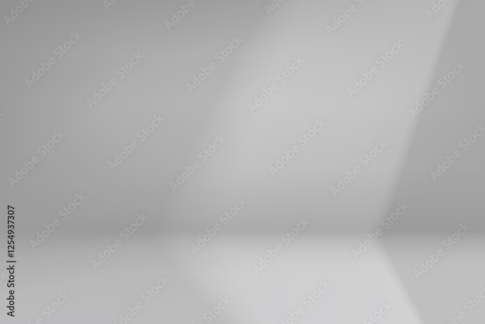 Leinwandbilder empty bright studio with sunlight. 3d vector background for product design