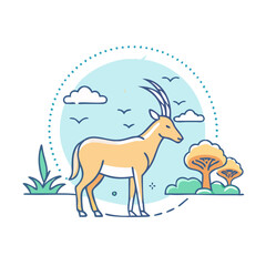 wildlife icon, wildlife vector illustration-simple illustration of wildlife, perfect for wildlife logos and icons
