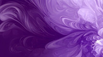 Abstract waves in varying shades of violet converge elegantly