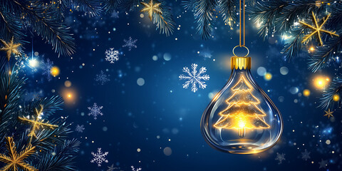 christmas tree and stars