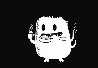 funny cartoon character