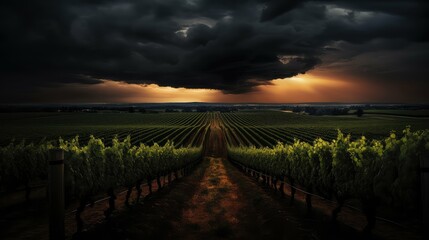 silhouette wine black