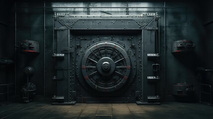 Obraz premium photo submarine door