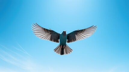 Naklejka premium bird clear sky blue sky
