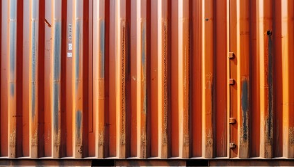 Background image, container, used metal, metal, metal corrugations, rust, transport, tiles, zinc,