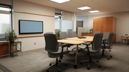 Fototapeta premium technology handicap office