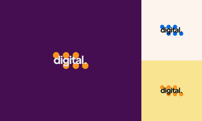 Digital Bank E wallet Minimalist Modern Logo