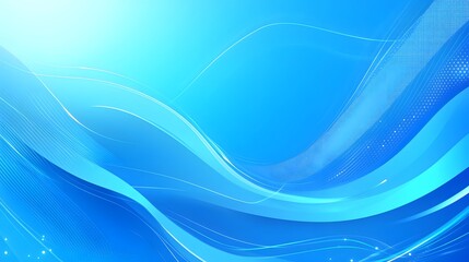 Obraz premium Abstract blue background shows flowing waves and gradient patterns