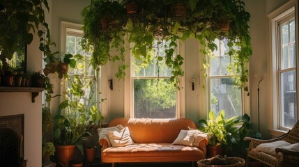 ethereal isolated house plants