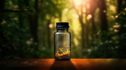 sunlight black pill bottle