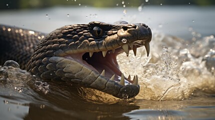 venomous water moccasins