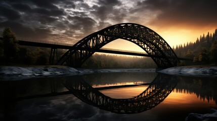 Naklejka premium construction black steel