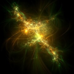 Ethereal Filament of Light and Energy Swirling Through the Cosmic Void of Space and Time Spectrum