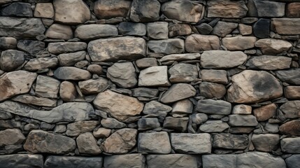 Obraz premium depth rough stone wall